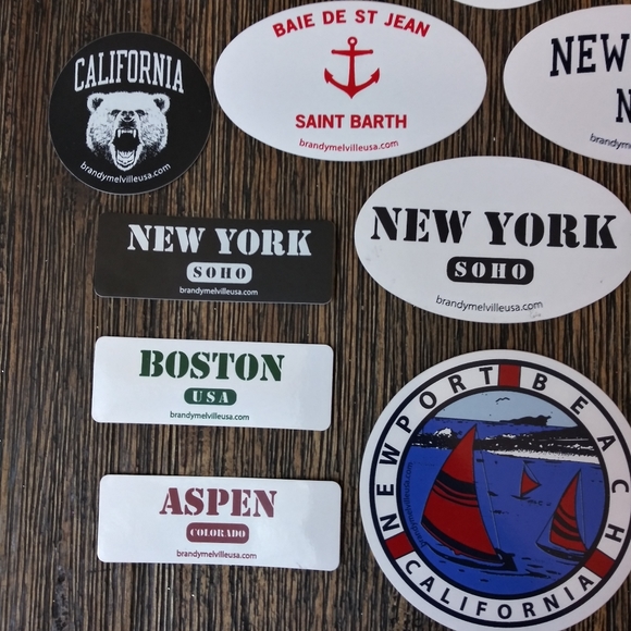 15 pc Brandy Melville Sticker Collection Malibu - Picture 5 of 6